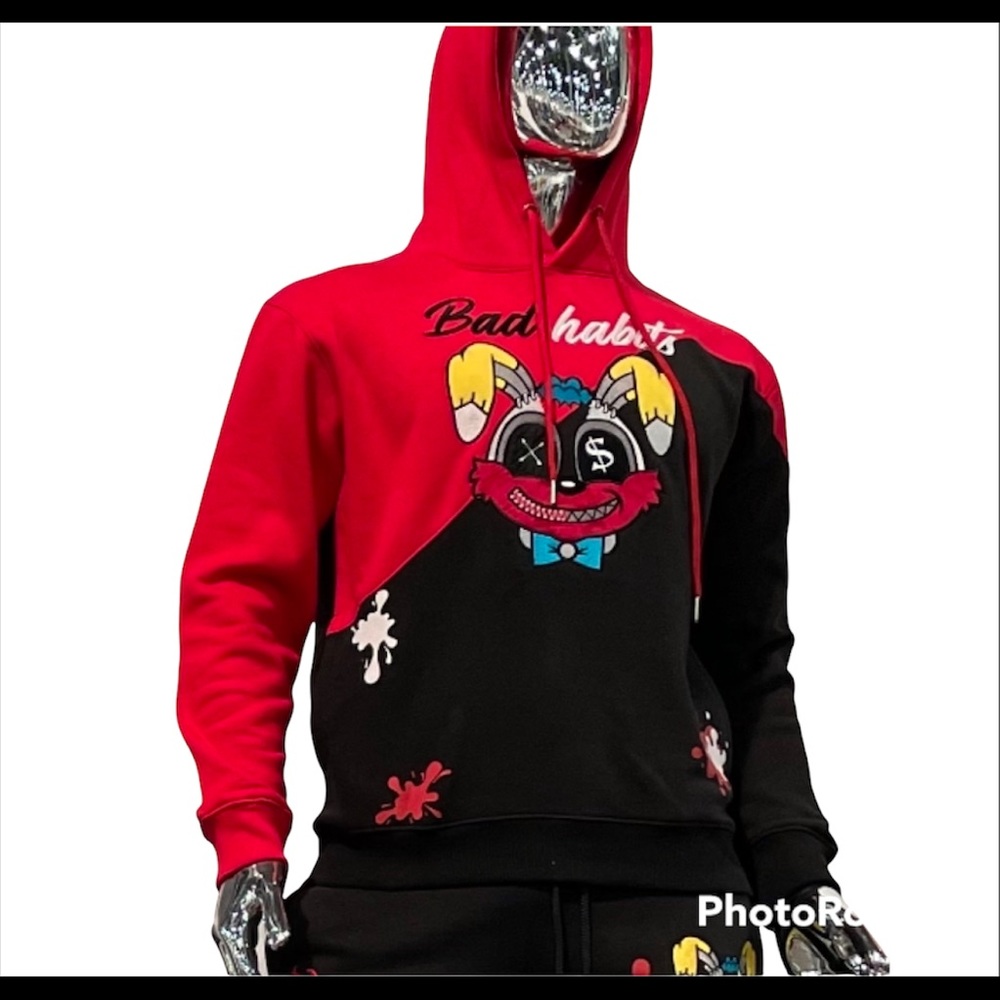 Hoodie Bad Habit Fleece Set - Picture 4 of 12